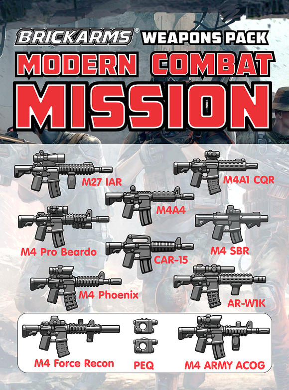 BrickArms Modern Combat Pack - Mission