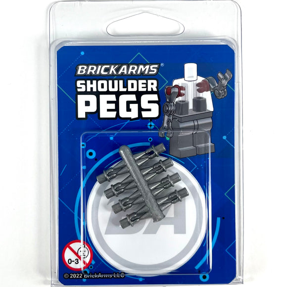 BrickArms Shoulder Pegs - Silver