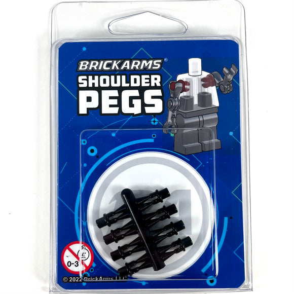 BrickArms Shoulder Pegs - Black
