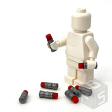 BrickArms M40 HEDP Grenade (8 Pack) RELOADED (Silver/Red)